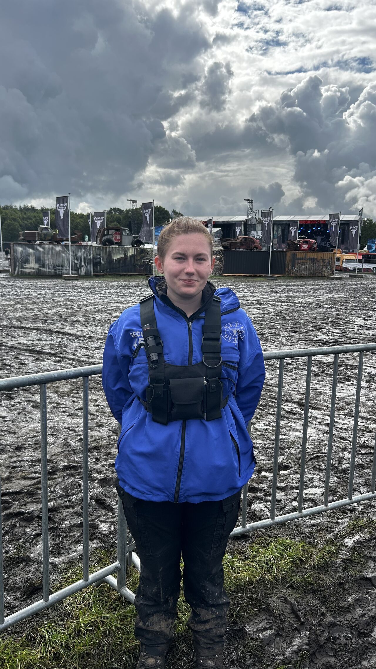 Als Sicherheitskraft im „Schlamm-Einsatz“ auf dem Festival in WACKEN – Großes Lob an die Sicherheits-Einsatzleitung.